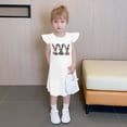 thumbnail image 4 of LOVZFMLL Robe Enfant Fille Manches Bouffantes Robe Princesse Longue Robe à Sequins Canoniques, 4 of 7