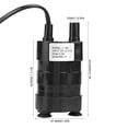 thumbnail image 4 of Bomba De Agua JT, 560 Con Motor Sin Escobillas De 12 V CC, Bomba De Agua ABS Con Cabezal De 600 Lorh De 5 M Para Fuente Solar, Riegue De Jardines, De Refrigeración Por Agua Para, 4 of 7