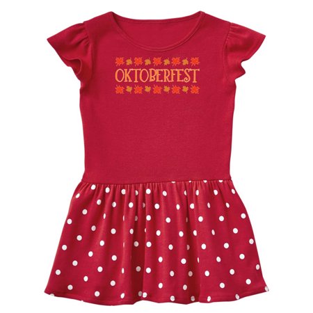 

Inktastic Oktoberfest with Orange Leaves Gift Baby Girl Dress