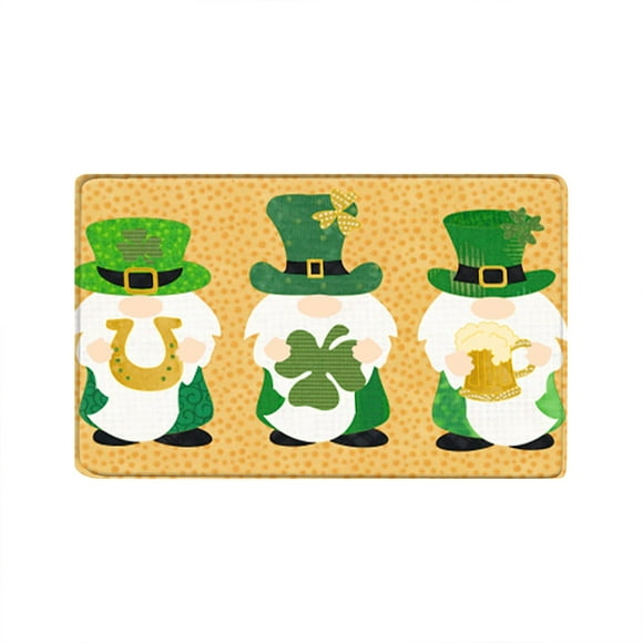 Clearance Sales! St. Patrick's Day Carpet Ornaments Green Decorative Carpets Irish Celebration Decorative Carpets