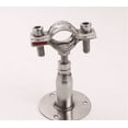 thumbnail image 1 of Soportes para tubos de pared de acero inoxidable montados en el techo, 5 soportes para tubos ajustables, abrazaderas para tubos con tornillos para tubos de 25 mm (3/4 pulgadas) de diámetro (25 mm-27 mm) Rojo Verde, 1 of 5