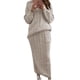 thumbnail image 3 of Ropa de mujer de otoño e invierno Suéter de aguja torcida de moda europea y americana Falda de traje de mujer, 3 of 6