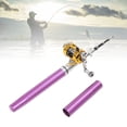 thumbnail image 1 of Canne à Pêche Miniature Stylo Canne à Pêche de Poche Compacte Canne à Pêche Portable avec Moulinet Roue Hameçons Ligne pour Amateurs de Pêche en Plein Air, 1 of 7
