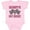 AD-Pink, variant on Daddy's Pit Crew Design with Checkered Flags Girls Baby Bodysuit