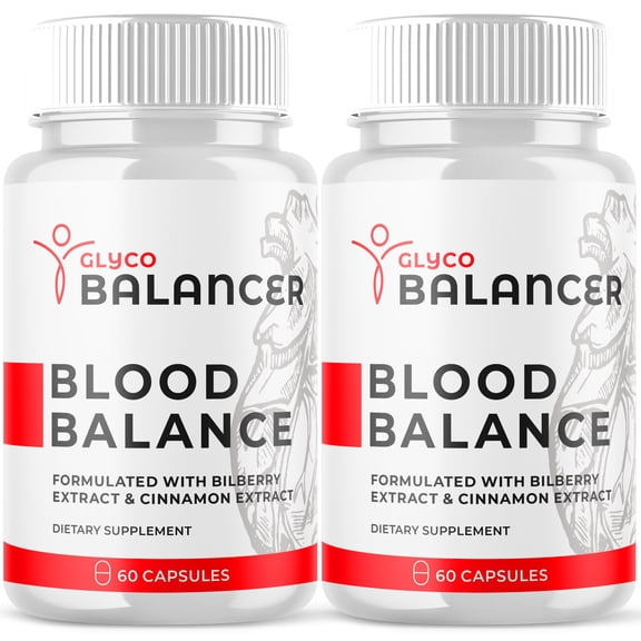 Glyco Balancer Blood Support Pills Advanced Formula Vitamin Supplement GlycoBalancer 120 Capsules