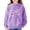 Purple, variant on Aofany Baby Girl Sweatshirt Crew Neck Long Sleeve Pullover Tops Toddler Kids Fleece Lined Sweatshirts, 2-13T
