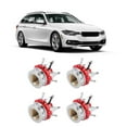 thumbnail image 4 of Wheel Valve Covers, 4 Pieces Universal Light Weight Wheel Stem Valve   For Cars Trucks Bicycles Red, 4 of 8