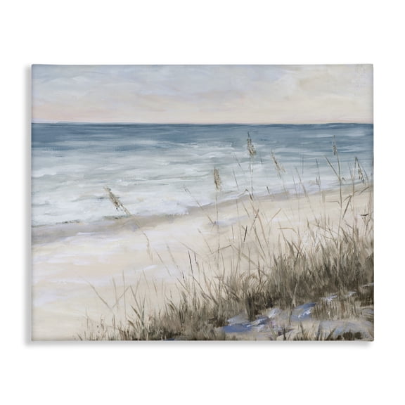 Stupell Industries Coastal Traditional Beach Coast Line Canvas Art, 20 x 16, by Julie DeRice