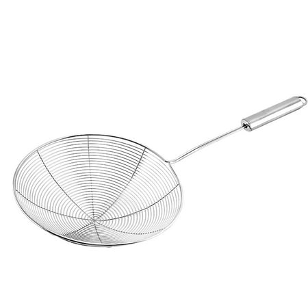 

ABIDE Mesh Strainer Skimmer Ladle Stainless Steel Long Handle Kitchen Frying Cooking Steaming Colander Spoon
