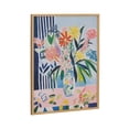 thumbnail image 4 of Kate and Laurel Cheerful Maximalist Flower Vase Framed Wall Art by The Creative Bunch Studio, 16x20 Gold, Colorful Flower Vase Art for Wall, 4 of 7