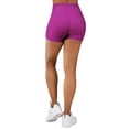 thumbnail image 4 of Gilbin Ultra Soft High Waist Yoga Stretch Mini-Bike Shorts for Women-Many Colors-One Size & Plus Size (Purple 1X-2X), 4 of 9