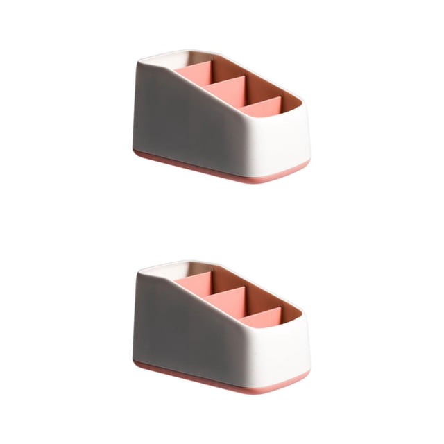 Naiovety Soporte de almacenamiento de escalera trapezoidal duradero y resistente para clasificar y organizar suministros de oficina rojo rojo 2Conjunto