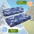 thumbnail image 6 of Aplkyhs Blue Camouflage Golf Cart Seat Covers Comfort Club Car Decor Universal Golf Cart Accessories Breathable Golf Cart Back Seat Washable Club Car Seat Covers Keep Seats Cool, 6 of 7