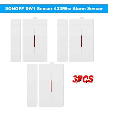 3pcs Dw1 Sensor 433mhz Door Window Alarm Sensor Wireless