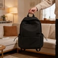 thumbnail image 6 of Dmlowu Lightweight Nylon Travel Backpack, 14 Inch Waterproof Laptop Backpack for Work College, Multi Pocket Backpack, Personal Item Travel Bag for Airplane, 6 of 6