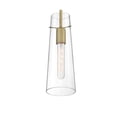thumbnail image 2 of Nuvo Lighting Alondra 1-Light Mini Pendant Fixture - Black Finish with Clear Glass, 2 of 2
