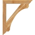 thumbnail image 3 of Ekena Millwork 4"W x 34"D x 40"H Legacy Traditional Rough Sawn Bracket, Western Red Cedar, 3 of 4