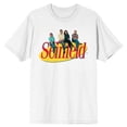thumbnail image 5 of Seinfeld Classic Characters and Logo Men's White Graphic Tee-Medium, 5 of 6