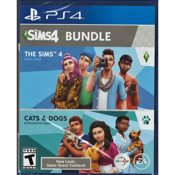 THE Sims 4 PLUS Cats and Dogs PS4 (Brand New Factory Sealed US Version) PlayStat
