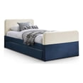 thumbnail image 1 of Pemberly Row Lit Gigogne Simple Contemporain en Velours Bleu Marine/lit avec Rangement, 1 of 9