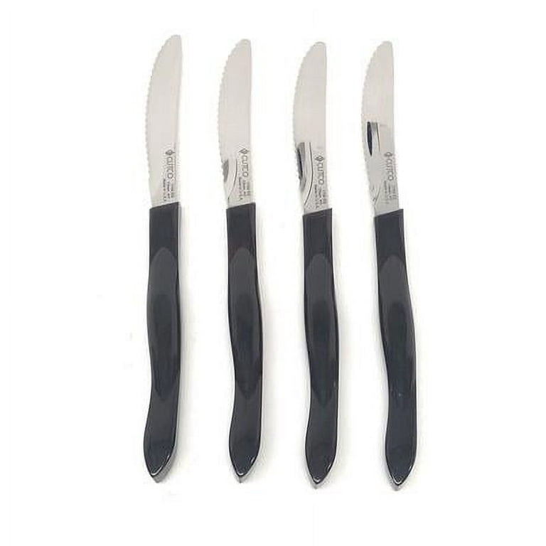 Cutco 1864C Stainless Steel 4 Table Knives With Storage Tray