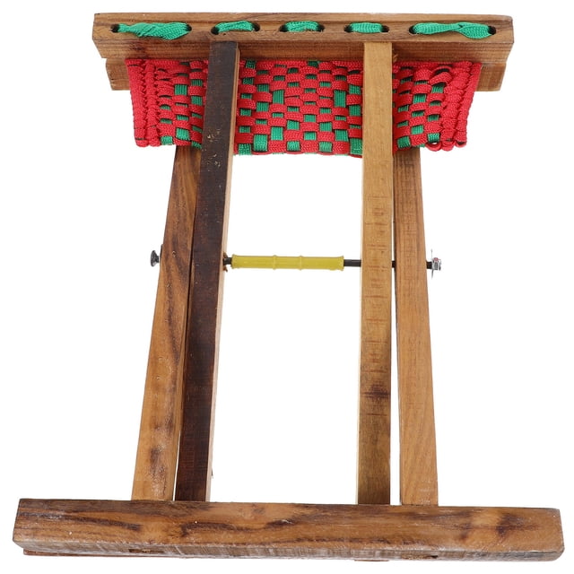 FUTUREORYY 1Set Portable Stool for Outdoor Camping and Fishing in Red with Rectangular Shape 11.8x12.9x11in