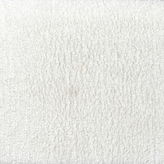David Textiles Inc. 1.5 yard x 60" 100% Polyester Fleece Sherpa Precut Sewing & Craft Fabric, White