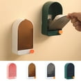 thumbnail image 1 of Jabonera de doble capa - Portajabones de pared con bandeja de goteo y agujeros de drenaje | Espalmador de plástico compacto y duradero con gancho de ventosa para lavabo de ducha de baño | 8,2cm x, 1 of 7