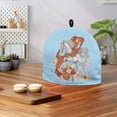 thumbnail image 4 of HELLHERO Polyester Canvas Teapot Protective Creative Keep Warm Dust Proof for Kitchen White Horse Floral Design, 4 of 8