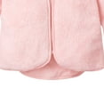 thumbnail image 5 of CAICJ98 Baby Toddler Boys Girls Fleece Jacket with Hood Zip Up Cute Bear Coats for Newborn Boys Girls Fuzzy Winter Jacket with Ear (Pink,6-12 Months), 5 of 6