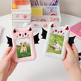 thumbnail image 5 of Photocard Holder Key Chain Design Easy To Carry Korean Style Little Devil Plush Card Protective Cover Stationery Accessories, 5 of 5