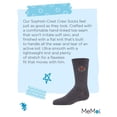 thumbnail image 7 of MeMoi Boys' Sophisti-Crest Mercerized Cotton Blend Crew Socks - Boys - Male, 12, Gray, 7 of 7