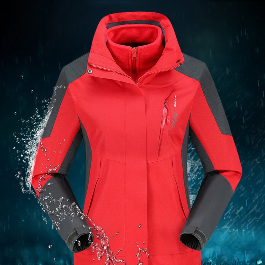 Coats, Jackets & Waistcoats Womens Waterproof Windbreak Zipper Coat ...