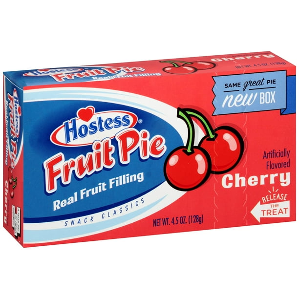 Hostess® Cherry Fruit Pie 4.5 oz Box (single microwavable box