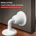 thumbnail image 4 of Tope De Puerta,Protector De Pared Decorativo,Soporte De Parachoques De Goma Pasta De Piso Inferior,Seguridad Suave Autoadhesivo Flexible Sin Necesidad De Taladrar Para Oficina En Casa1pcs ER, 4 of 5