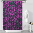 thumbnail image 2 of Leopard Print Pattern Shower Curtain Modern Home Bathroom Bathtub Decor Waterproof Fabric with 12PCS Hooks, 2 of 5