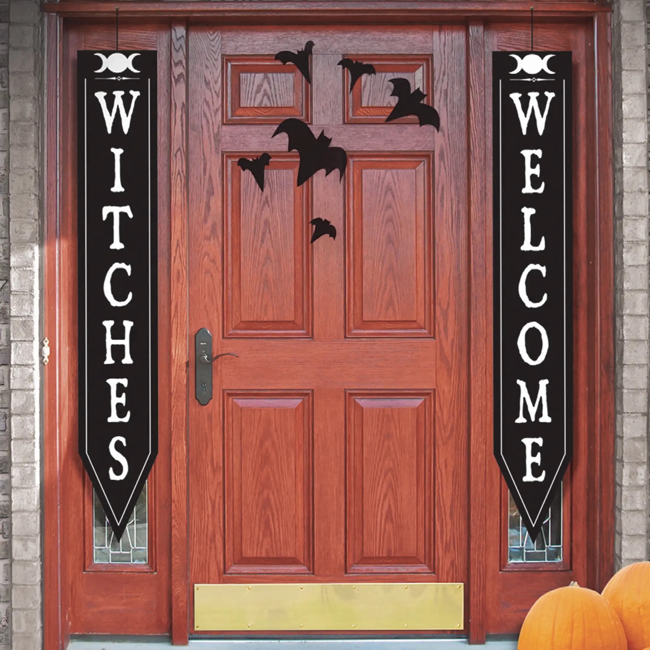 Witches Welcome Porch Banner Decoration Kit, 63", 2 Pieces, Halloween by Way To Celebrate