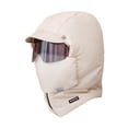 thumbnail image 4 of Gorro de invierno cálido, térmico, resistente al viento, moderno, protector de cuello, gorro de trampero para Beige, 4 of 9