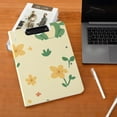 thumbnail image 6 of Cartoon Frogs with Flowers and Leaves Foldable Binder Folder Clipboard with Pen Slot Double Clips A4 Size File Storage, 6 of 8