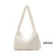 thumbnail image 4 of Bolso de hombro Qarigey para mujer estuche de almacenamiento organizadores encantadores bolsa portátil con cierre de cremallera Bolsas de mensajero y de hombro Blanco, 4 of 6