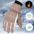 thumbnail image 6 of YAYUBA Gloves for Kids,Winter Sports Gloves for Girls Extreme Cold Weather Windproof Thermal Insulation for Skiing Snowboarding Skating Outdoor Adventures,Yellow, 6 of 7