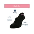 thumbnail image 6 of PEDS Women's High Cut Cushion Heel and Toe Liner Socks with Heel Tab, 6 Pairs, 6 of 6