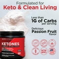 thumbnail image 4 of KETO SCIENCE Ketones Powder, Exogenous Ketone Powder, with goBHB, Keto Electrolytes Powder, Supports Metabolism, Focus and Workout Support, Passion Fruit Flavor, 15 Servings, 4 of 7