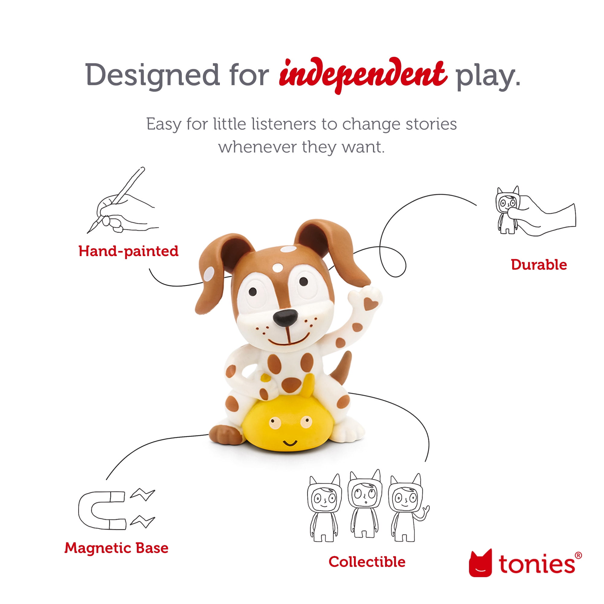 Tonies Spanish Playtime Songs, Play Figurine for Speaker, Small -