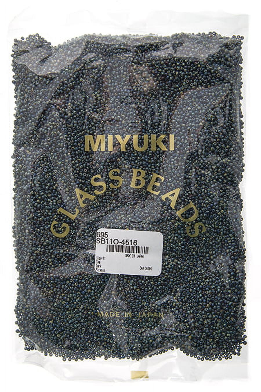 Miyuki Glass Seed Beads 11/0 (250g) DB4516 Picasso Opaque Dark Teal Bead