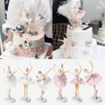 thumbnail image 1 of Ballet Dancer Ballerina Cake Topper Figurine Toys Birthday Party Decora DIY, 1 of 3