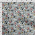 thumbnail image 3 of Soimoi Dog Printed, Poly Canvas Fabric, Decor Sewing Fabric by The Yard 56 Inch Wide,Decorative Fabric for Curtains Tote Bags, Gray, 3 of 5