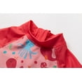 thumbnail image 2 of BONVERANO Baby Girls Swimsuit UPF 50+ Sun Protection, Short Sleeve Zipper One Piece Swimwear, Toddler Bathing Suit（Red 3-6months）, 2 of 8