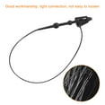 thumbnail image 4 of Uxcell Snap Lock Pins Loop Price Tag Fastener Plastic Tags Ties black 3 inch 1000pcs, 4 of 5