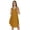 Gamboge Yellow, variant on WoMen's Casual Loose Fit Sundress Sleeveless Henley Beach Dress w/ Patch Pocket